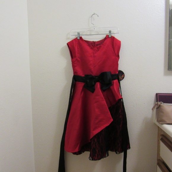 NWT Kids Formal Red Dress - Picture 5 of 8